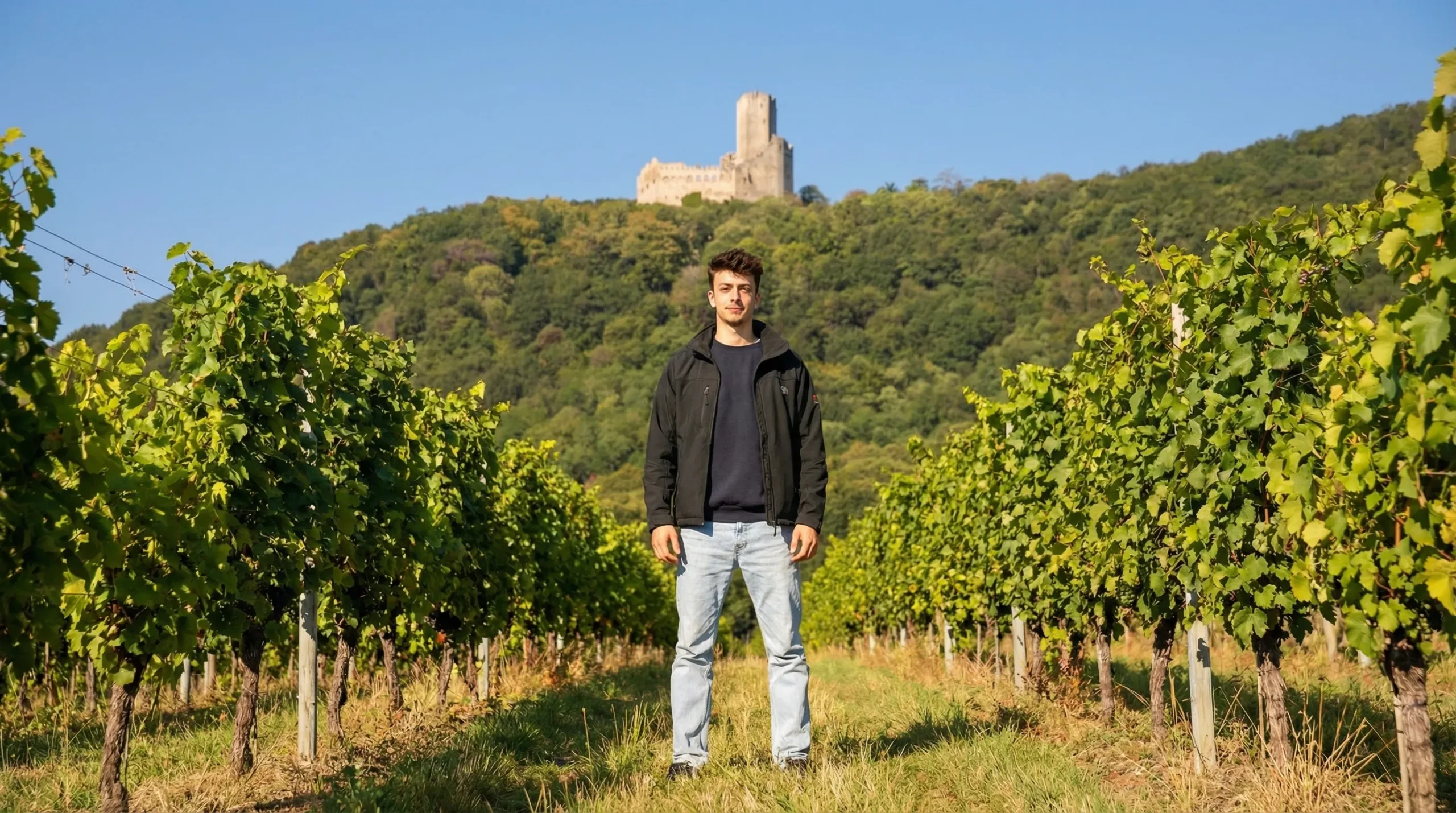 Valentin dans les vignes d'Aubach, Scherwiller